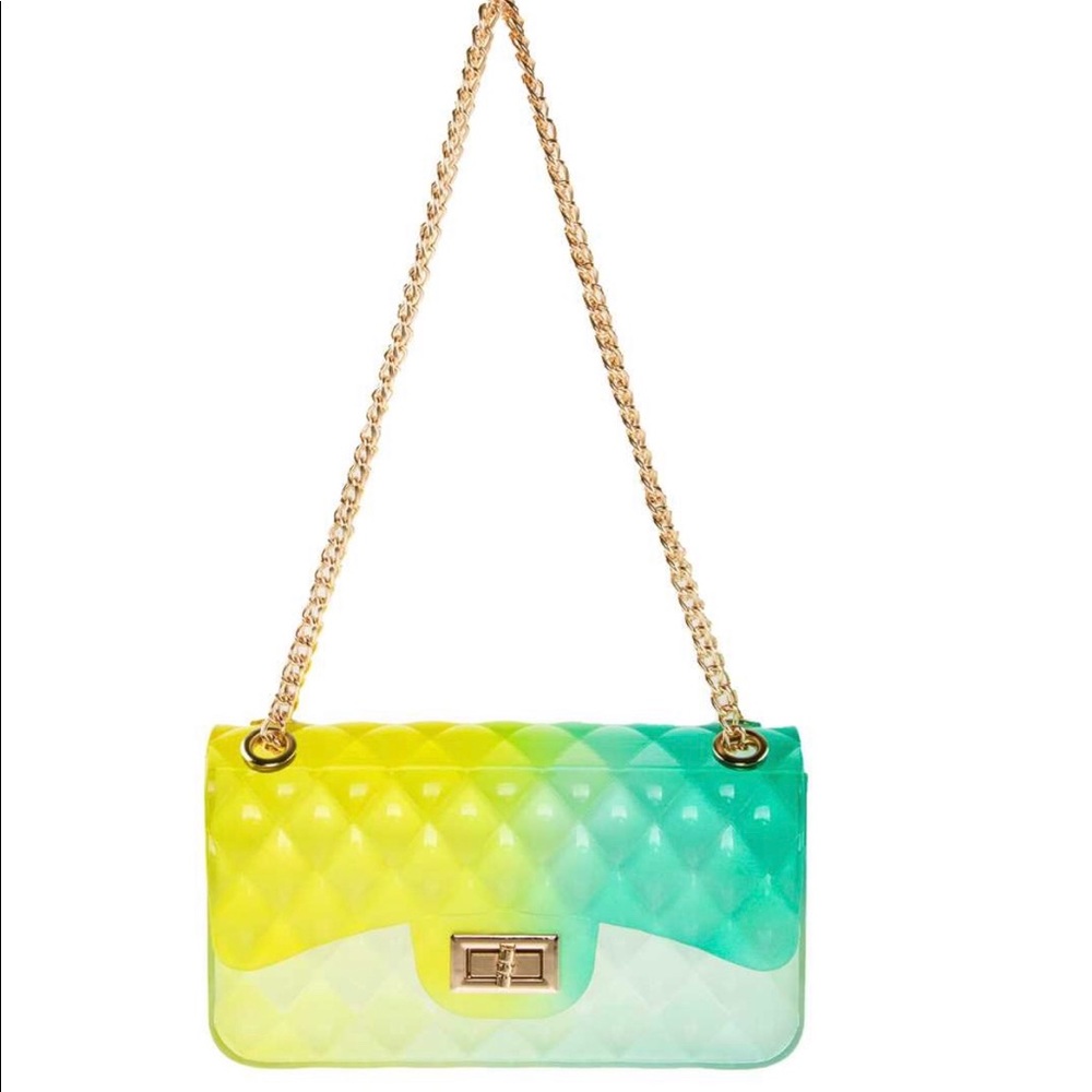 Yellow green jelly bag